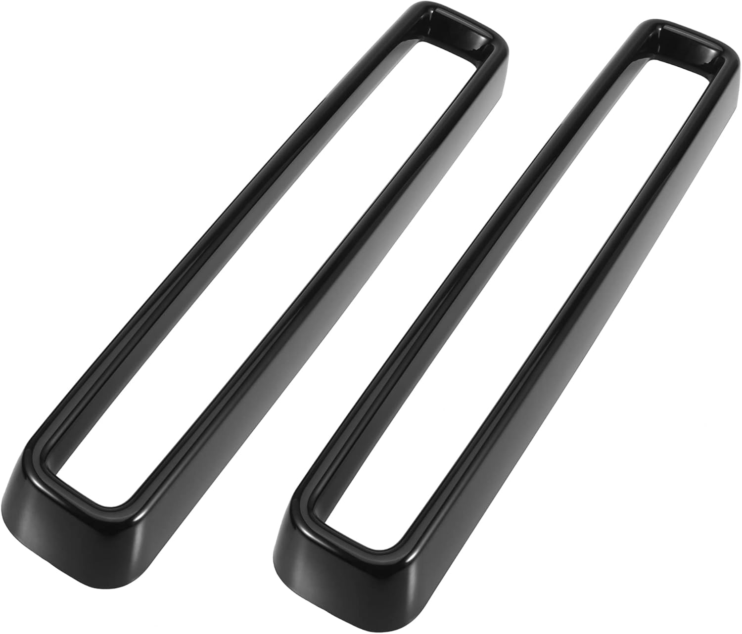 X AUTOHAUX 1 Set Black Front Grill Grille Inserts Guards Cover Trim for Dodge Challenger 2015-2020