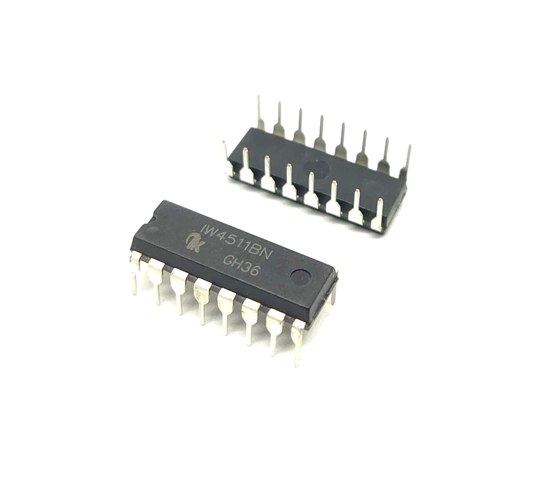 INVENTO 2Pcs CD4511BE IW4511BN 4511 IC BCD to 7 Segment Decoder/Driver/Latch, 7 Output, 6.8 mA, 3 V to 18 V (B082DCMWSP) Amazon Price History, Amazon Price Tracker