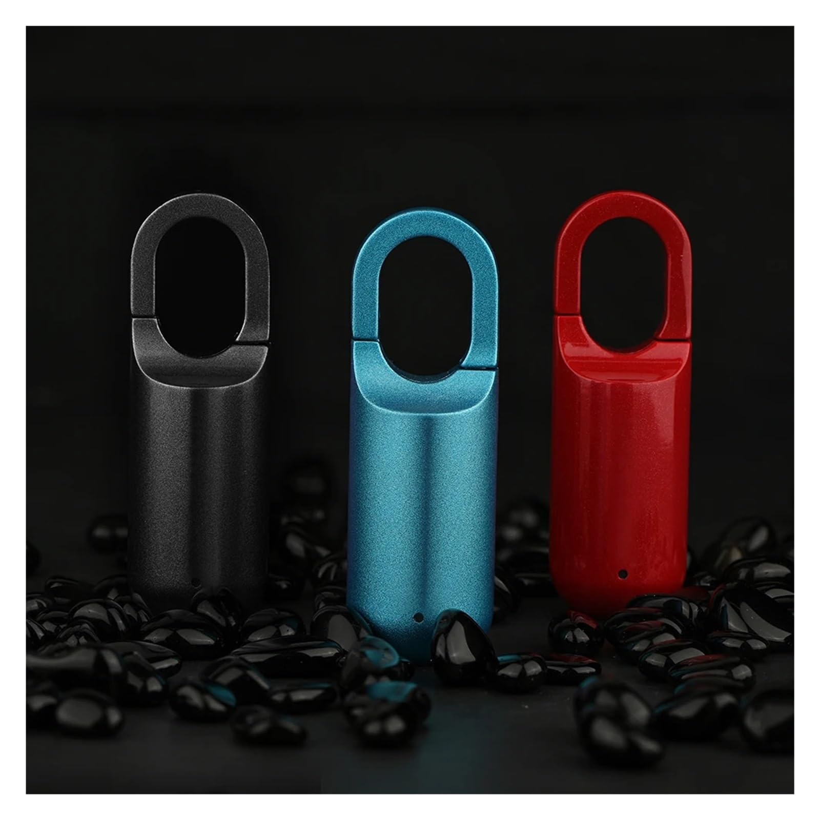 Mini kłódka na odcisk palca, inteligentny dotykowy zamek do drzwi na odcisk palca, zamek bezkluczykowy USB, zamek do komody z walizką(7PCS)