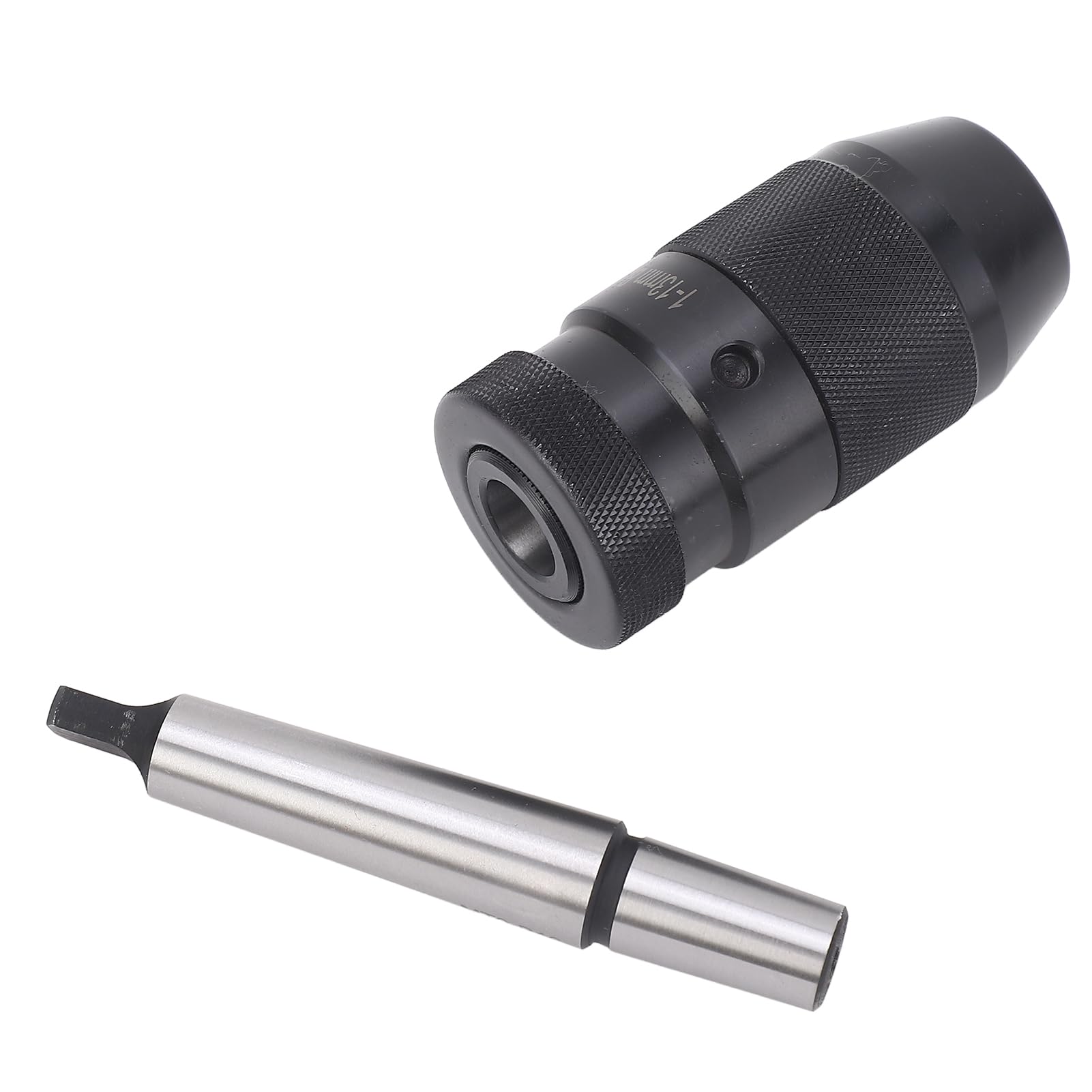 Mandrino portapunta auto-serrante senza chiave da 1 a 13 mm, mandrino autoserrante con prolunga MT2 B16 per torni, macchine perforatrici e attrezzature di fresatura, in acciaio ad