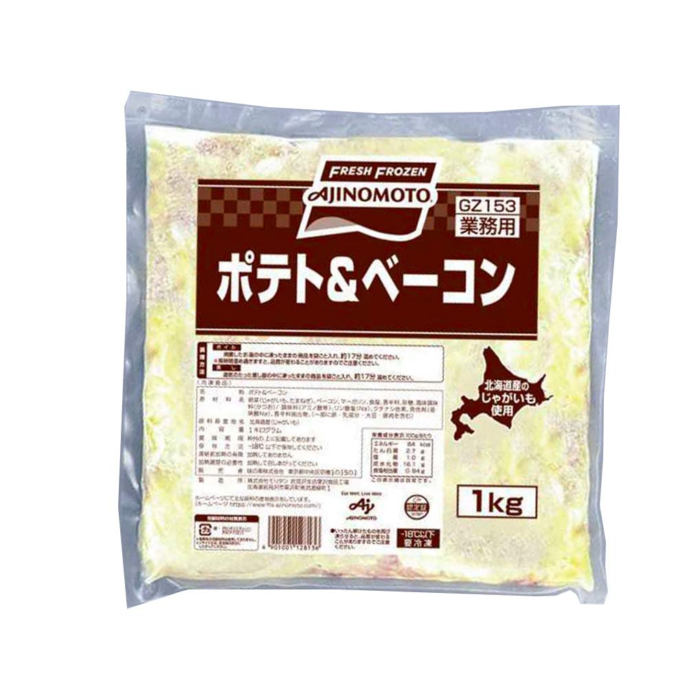Amazon | [冷凍] 味の素 ポテト＆ベーコン 1kg | Ajinomoto | 冷凍惣菜