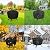 Fire Pit Cover Round Waterproof - Fits 30 inch Patio Gas Fire Bowl - Durable 600D Heavy Duty PVC Coating Outdoor Firepit PVC Coating Windproof Dustproof Anti UV, 30" D x 24" H, Black