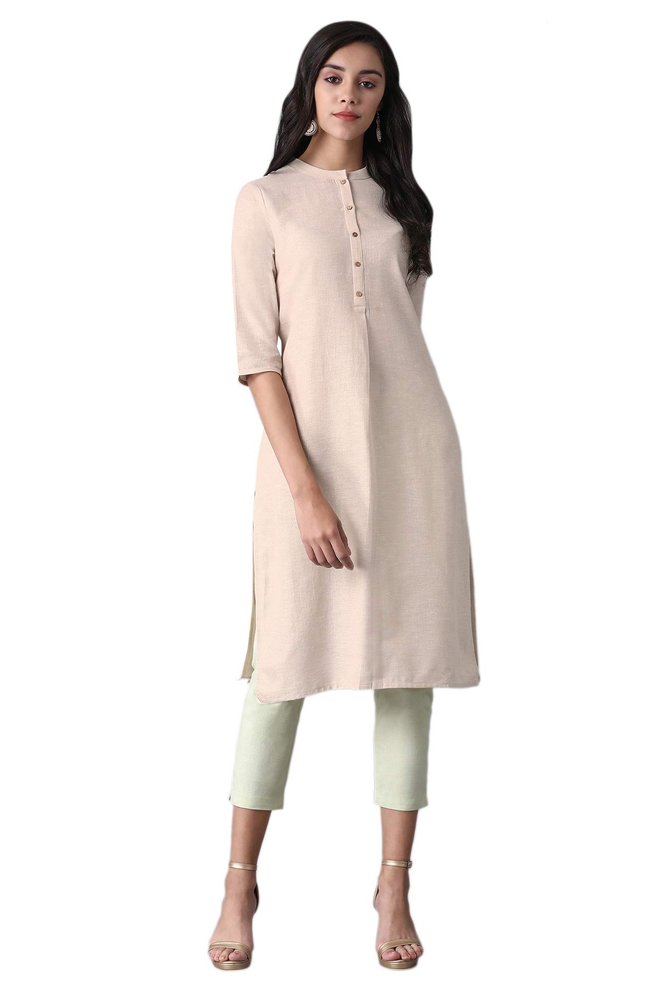 W for WomanWomen's Cotton Straight Kurta