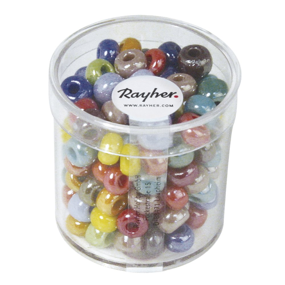 Rayher Großlochradl, Glas, Großlochperlen, Glaspe Produktbild-Vorschau 5