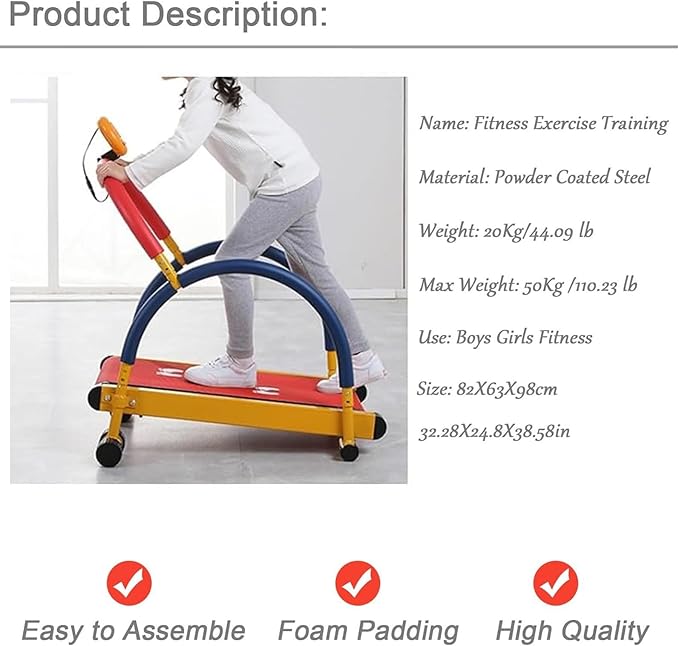 Caminadora para Niños con Pantalla LED, Equipo de Ejercicio y Fitness miniatura 6