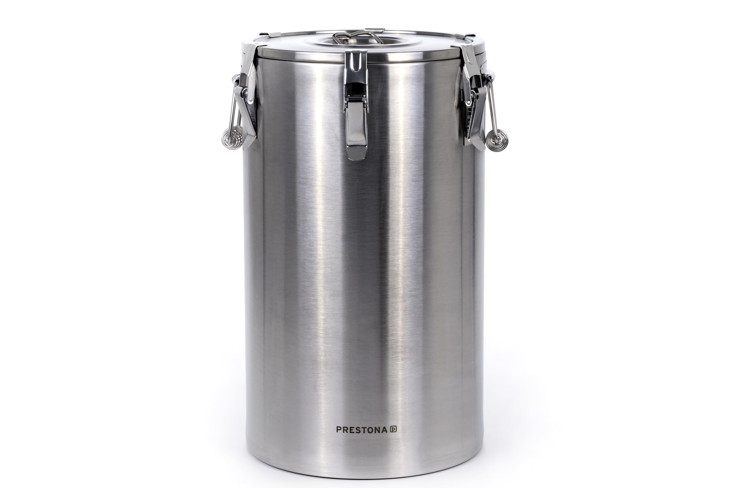 TECHNICA PRESTONA Thermoskanne 35L Edelstahl Thermobehälter - Robuste isolierkanne für Catering, Gastronomie & Lieferung - Thermos Mit Belüftungsventil & 6-fach Verriegelung für maximale Sicherheit