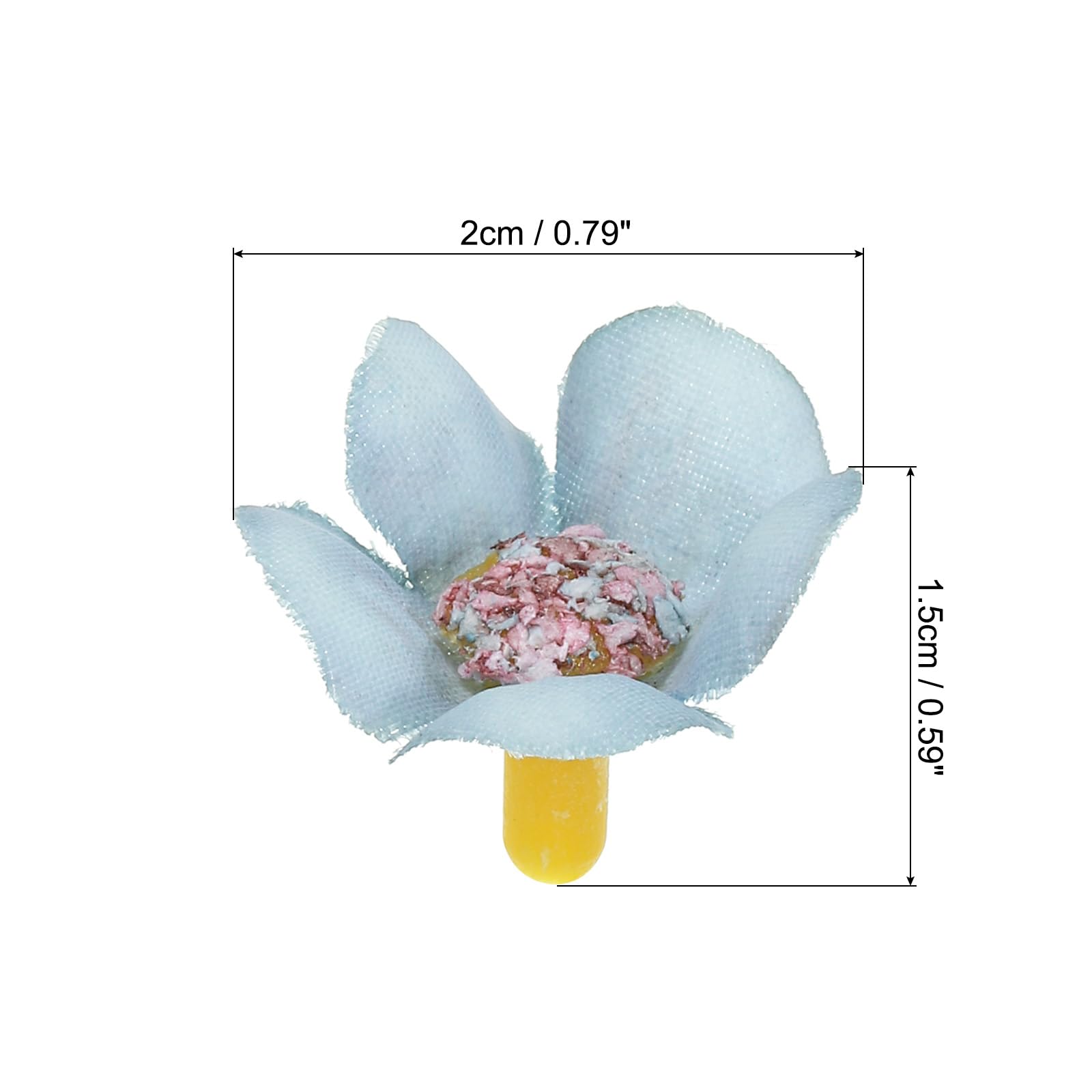 PATIKIL 0.79" Artificial Daisy Flower Heads - Image 2
