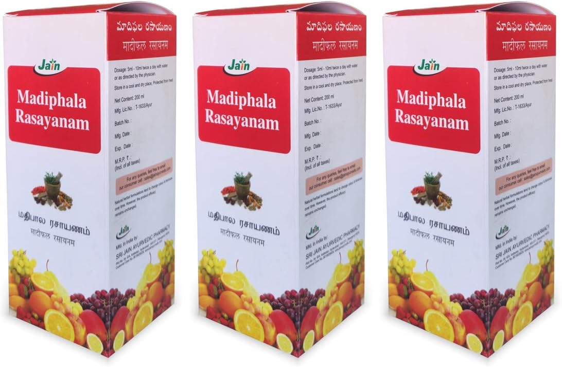 JAINMadiphala Rasayanam 200 ml (Pack of 3)