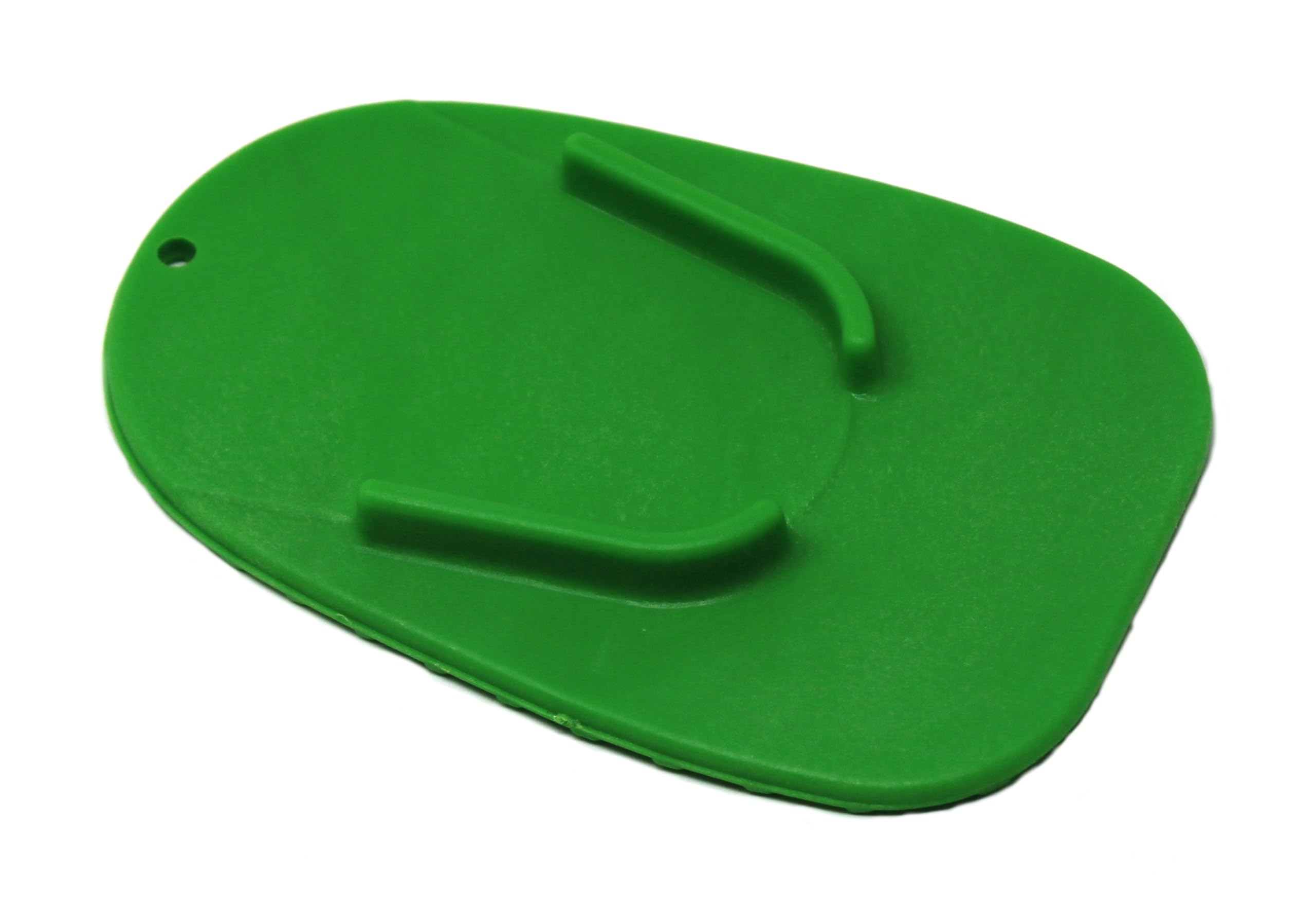 Motorcycle Kickstand Plate / Pad - Universal, Prevents Sinking On Soft Ground, Hot Asphalt - Durable Plastic, Multiple Colors (Green) - View #11