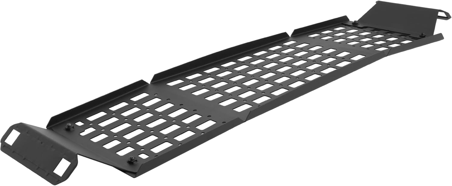 Molle Panel Roof Rack Interior Top Storage Shelf Organizer Rack Compatible with 2016-2023 Toyota Tacoma 3rd Gen Double Cab Steel