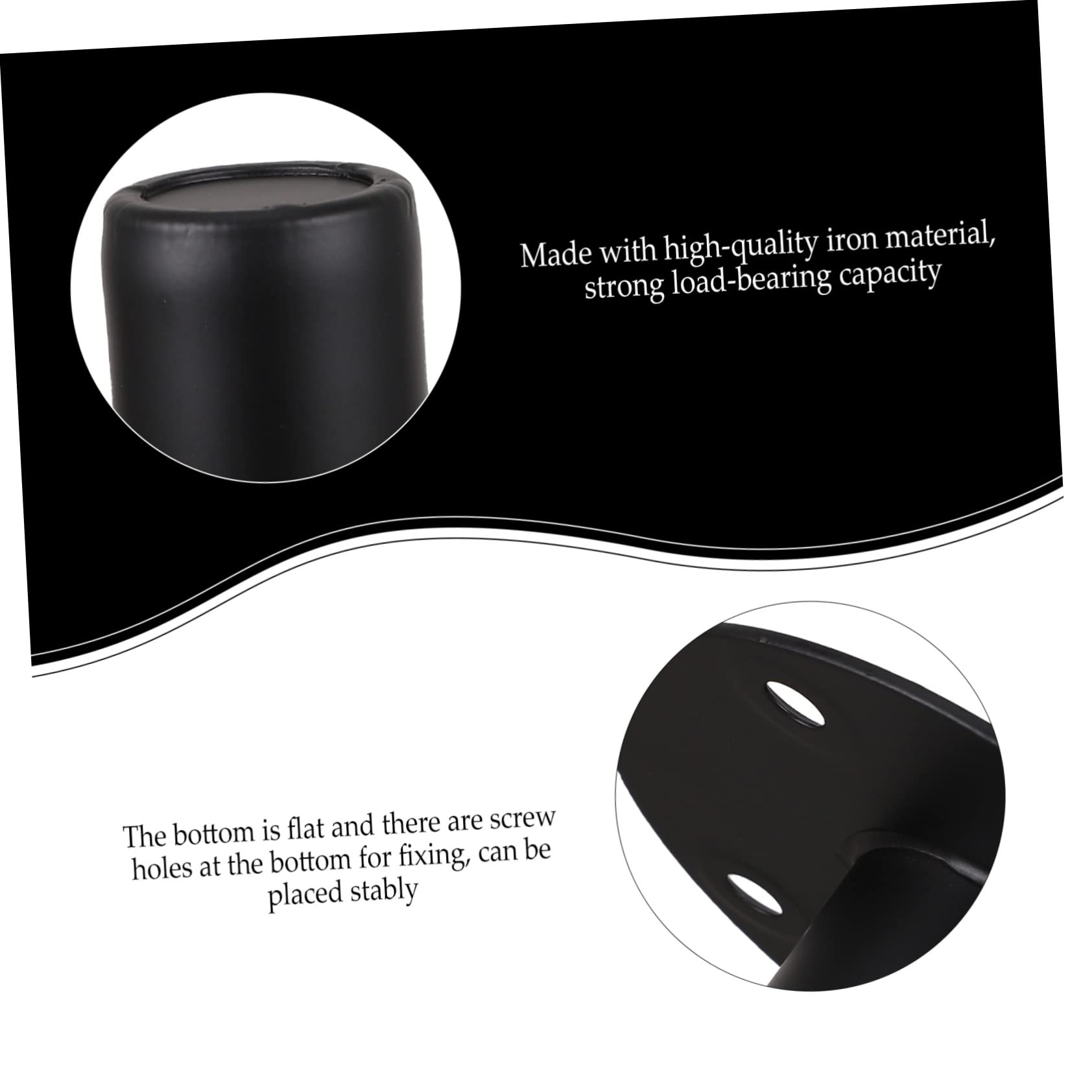 ifundom 2 Pcs Speaker Stands Audio Speaker Stand Metal Bracket Mounting Base Tray