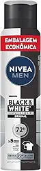 NIVEA MEN Desodorante Aerossol Black & White Invisible Original 200ml