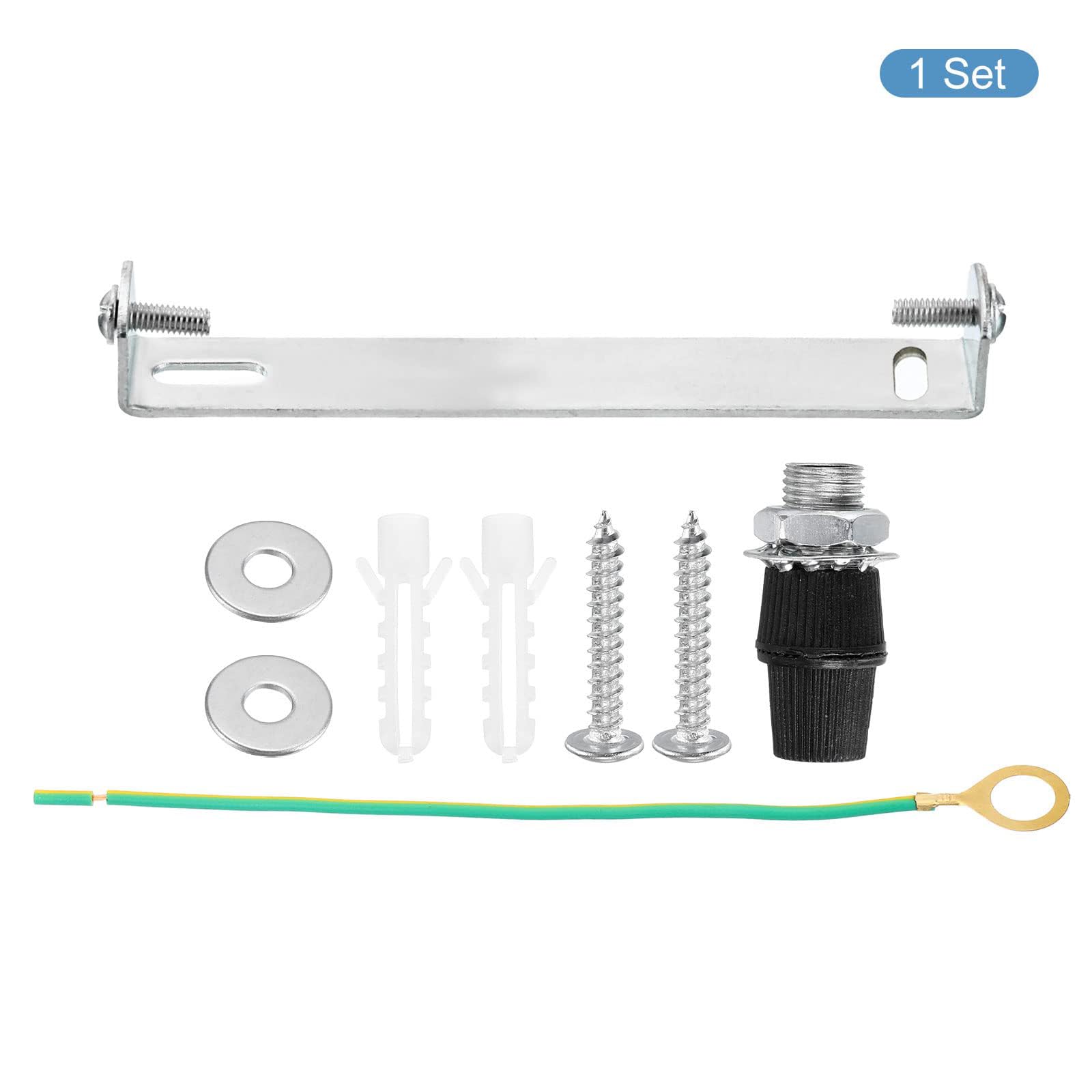 TOP-VIGOR 1Set Light Fixture Ceiling Bracket, 110mm Ceiling Light Plate Kit - Image 3