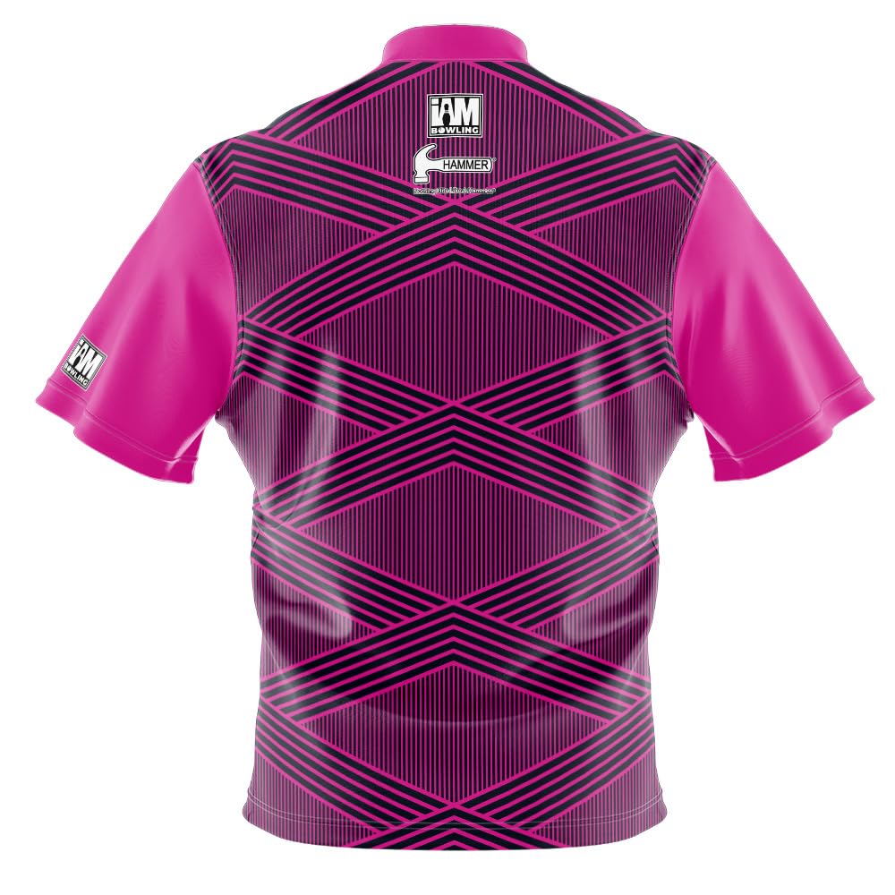 Logo Infusion Dye-Sublimated Bowling Jersey (Sash Collar) - I AM Bowling Fun Design 2005-RG - Roto Grip (Men's XL) Multicolored