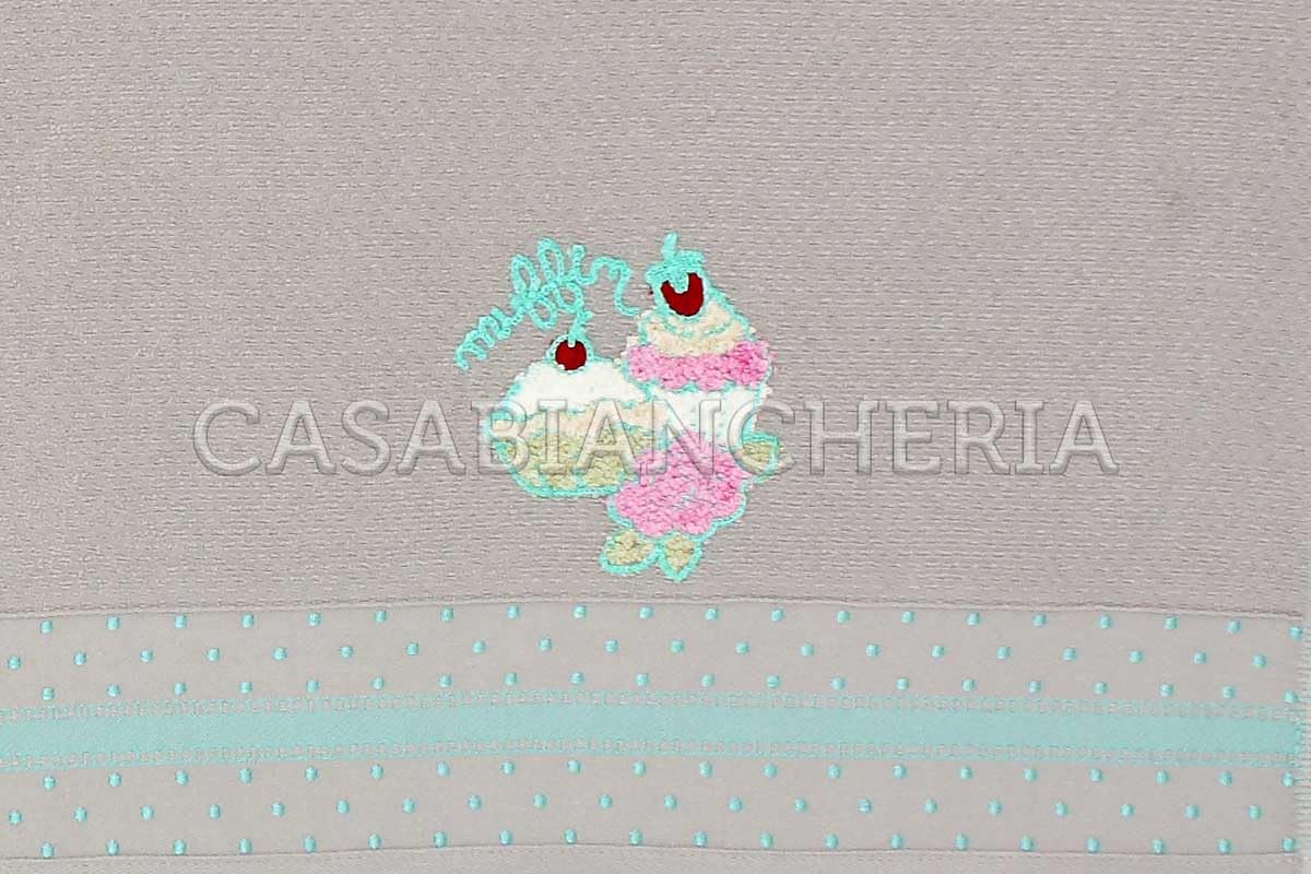 Strofinaccio In Spugna 100% Cotone, Confezione Da 2 Pezzi, Marrone/Beige, 50x50 Cm, Con Passante, Prodotto In Germania - 3