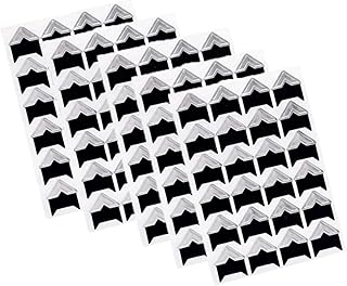 VILLCASE 15 Folhas Cantos De Montagem De Fotos Adesivos Brancos De Montagem De Fotos Cantos Cantos De Imagem Adesivos Pretos Adesivos Vintage DIY Scrapbooking Adesivo Adesivos De Papel