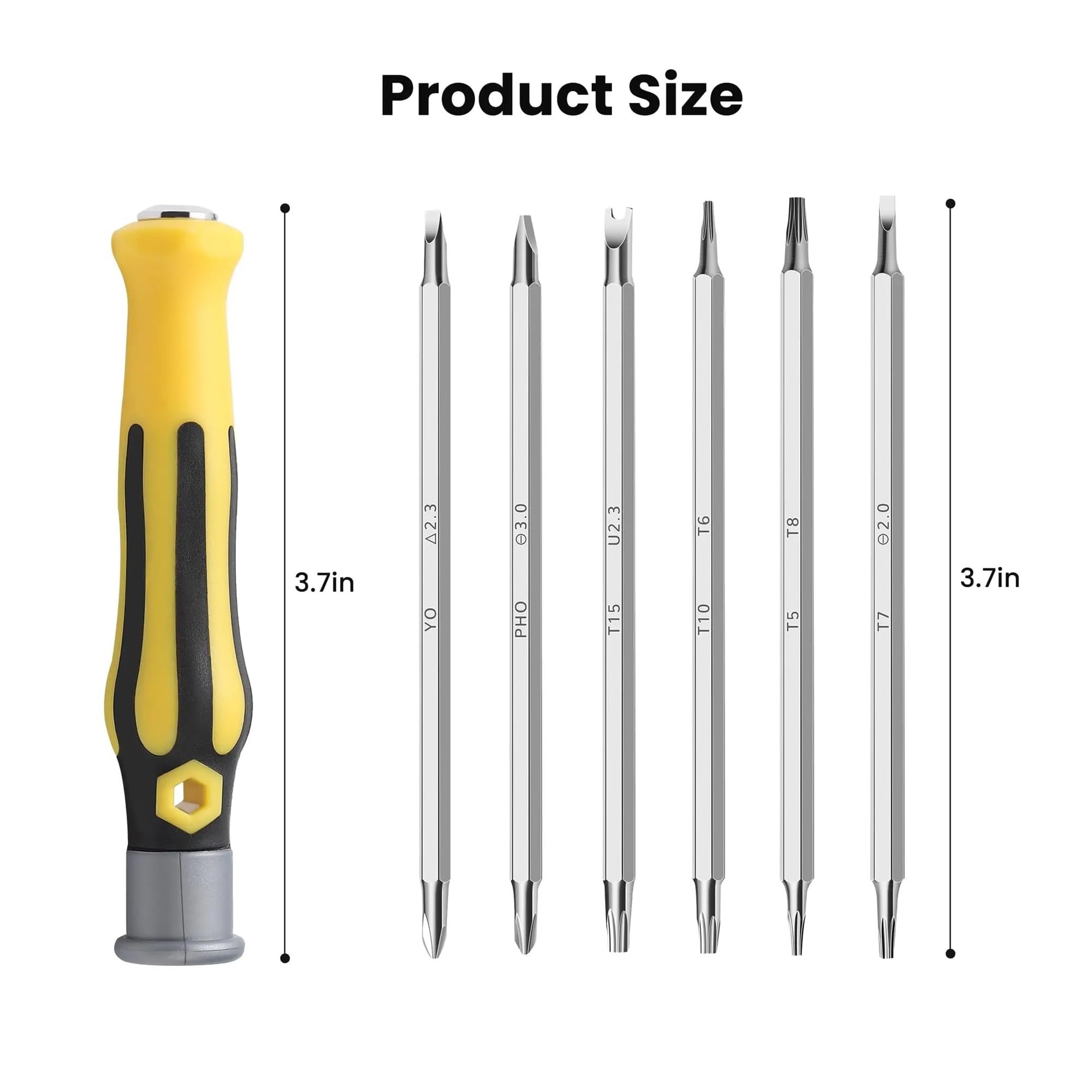 Set Di Cacciaviti Di Precisione, 14 In 1, Punte Magnetiche Torx Phillips