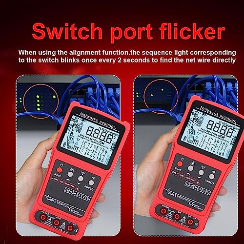 Probador de cables de red para reparar enlaces rotos sin romper paredes 5