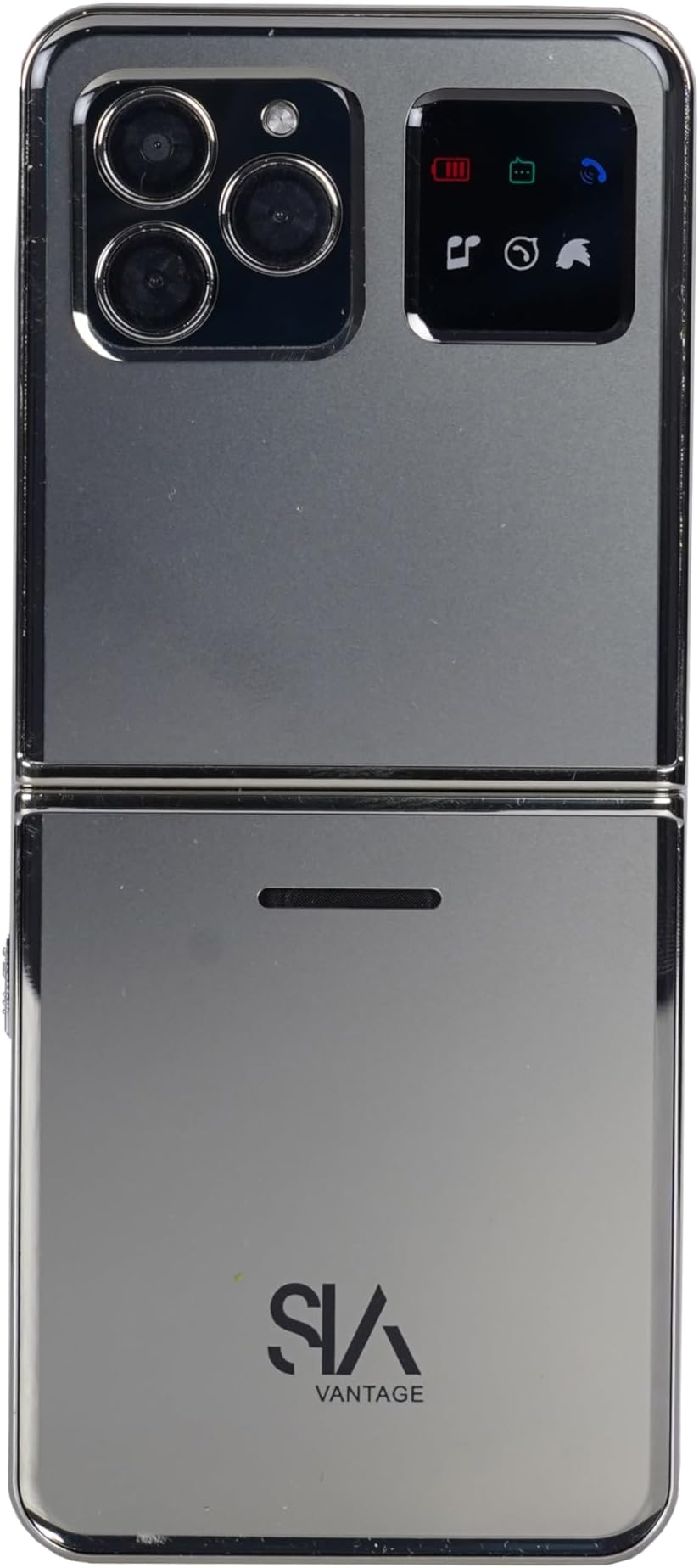 SIAVANTAGE All-New FLIP 1 Flip Dual Sim |Keypad Mobile| with 2.4" Big Display |Flip|Fold|BT Dialer| Voice Changer |Auto Call Recording|Long Lasting Battery| FM|Camera|Feature Phone| Gold