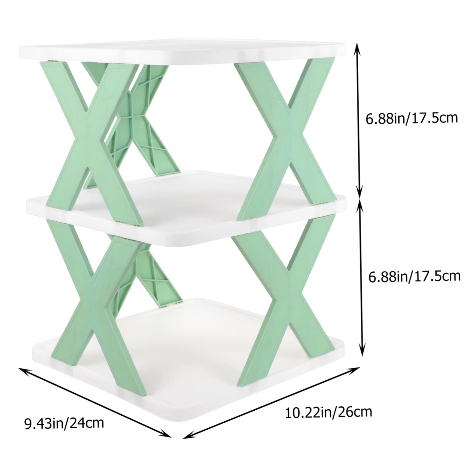 OUNONA Shoe Tower 6 Tier Foldable Over The Door Shoe Organizer Storage Rack for Home Dorm