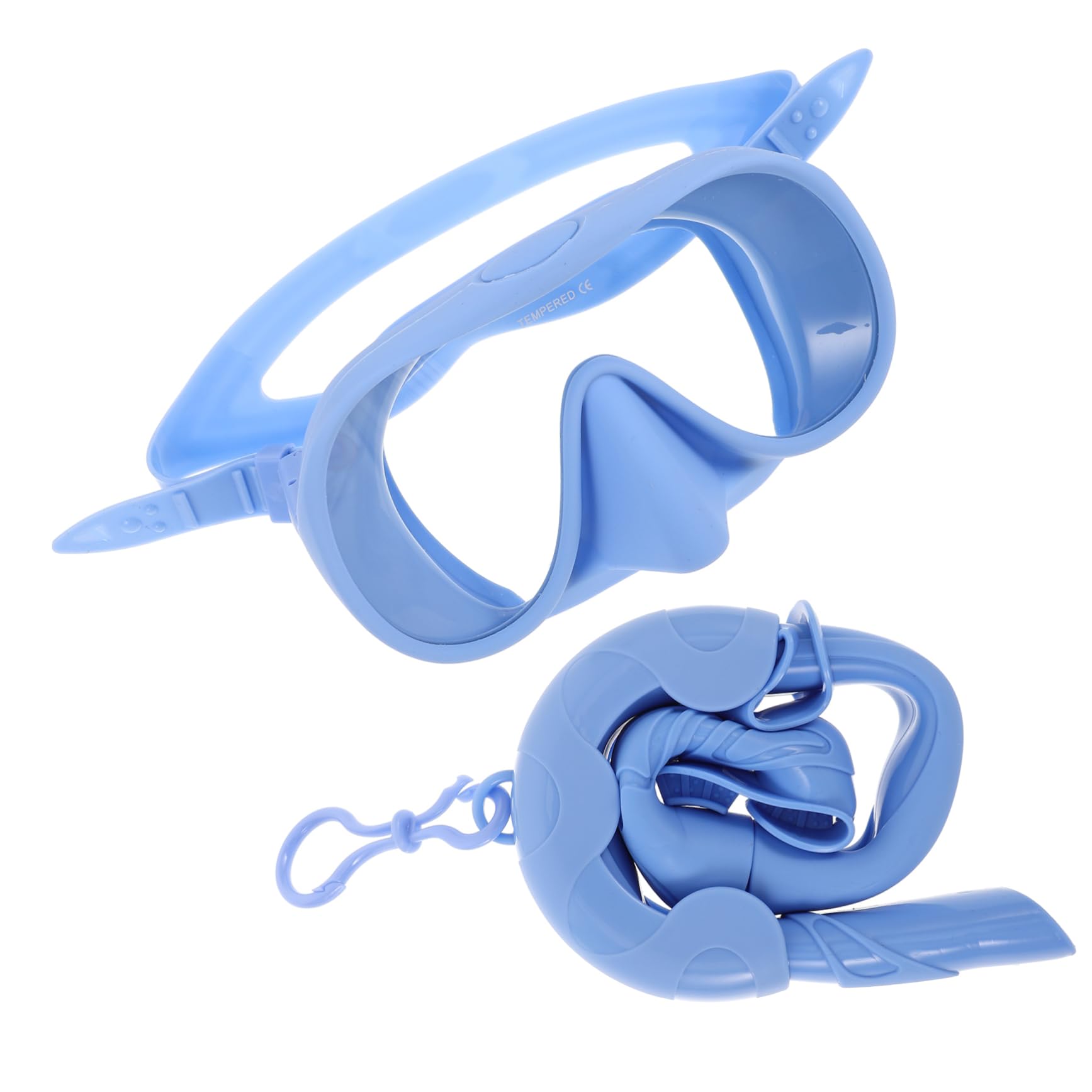 OSOLADY 1 Set Travel Snorkeling Gear for Adults with Fog Diving Mask and Scuba Goggles Portable Gear Bag for Swimming Training and Water Adventures