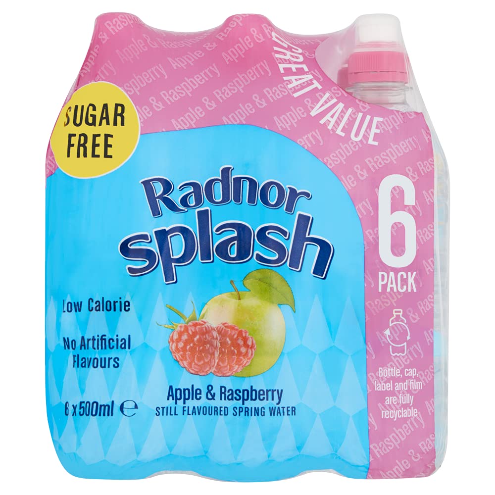 Splash Apple & Raspberry Still Water, 6 x 500 ml