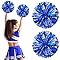 Pom Pon Cheerleader Metallici Zimoer - 2 Pezzi, Colorati, Con Anello Ergonomico, Per Sport E Danza - Foto 13