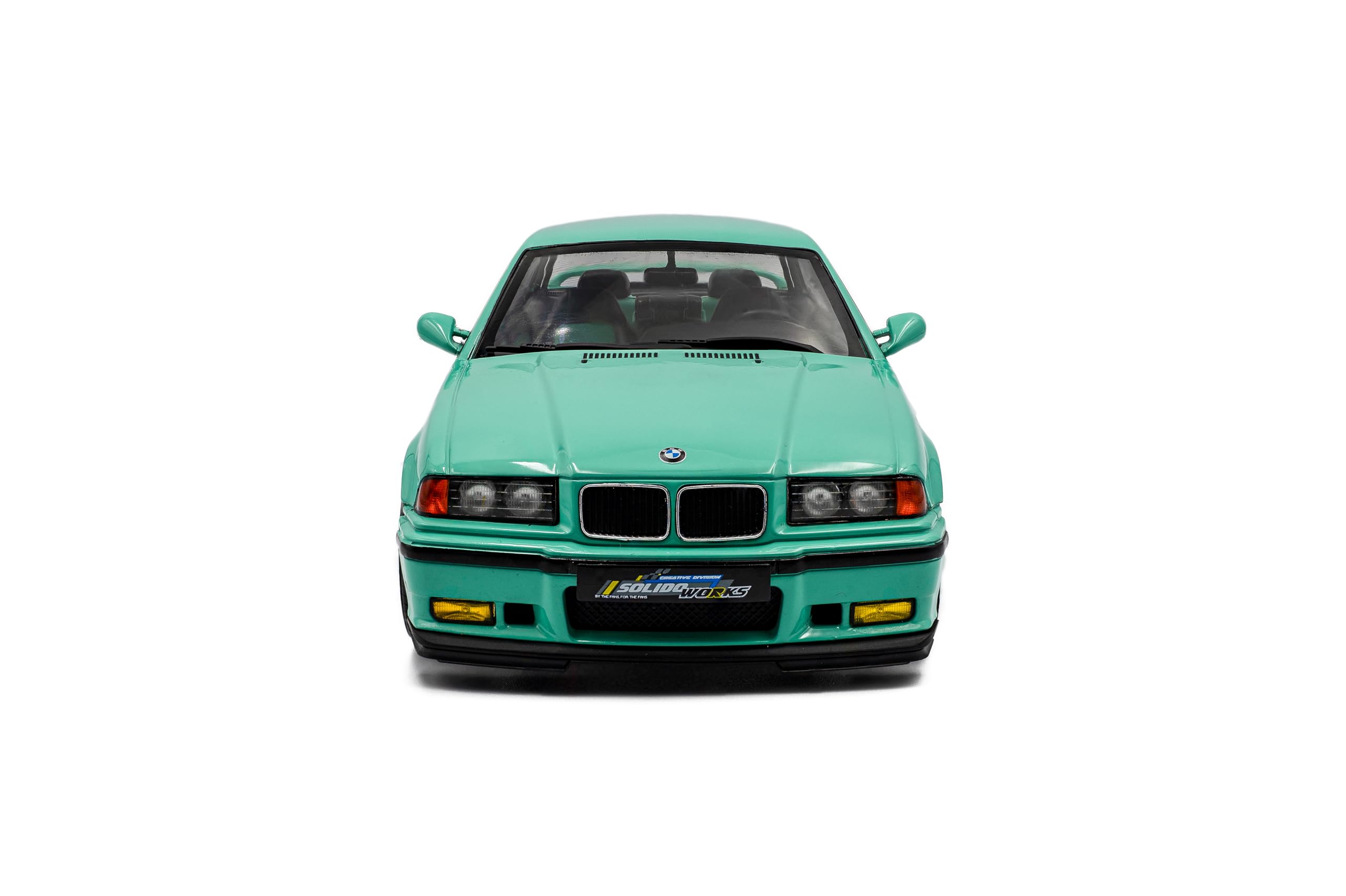 Solido BMW M3 E36 Coupé Modellauto 1:18 Mintgrün | Die-Cast Sammlermodell, Präzise Verarbeitung, Authentische Details