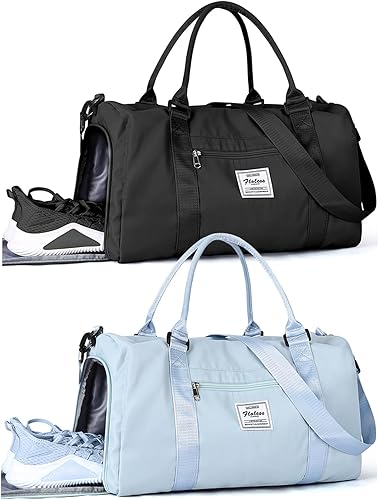 Bolsa de lona de viaje, bolsas de fin de semana para mujeres y hombres, bolsa de transporte durante la noche, bolsa de hospital, bolsa de gimnasio