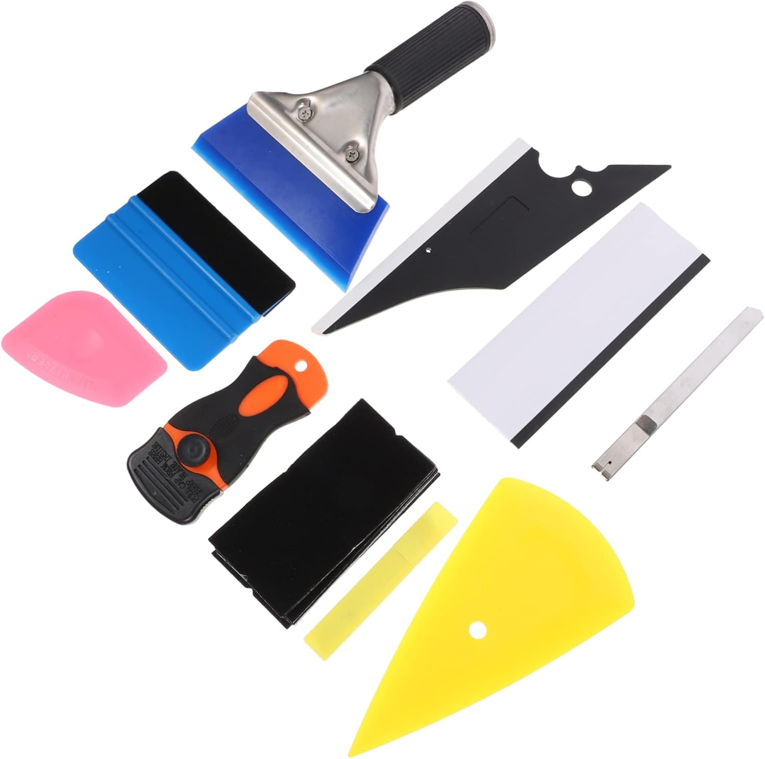 10pcs Vinyl Wrap Tool Kit for Car Window Tinting High Efficiency Tint Tools for Smooth Application and Installation of Film Decals and Solar Film