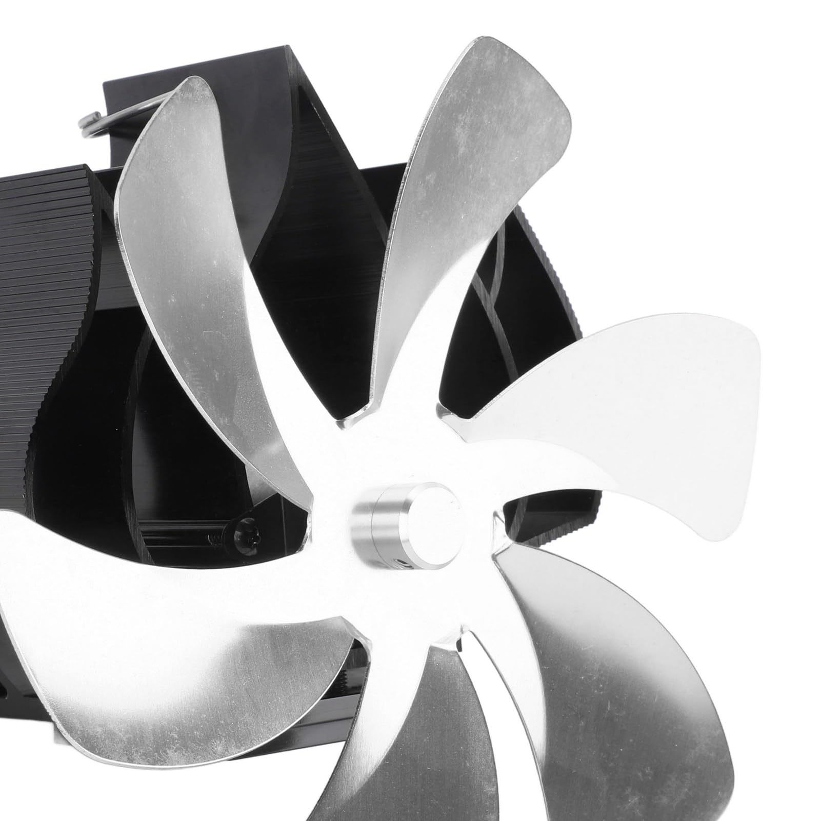 Ventilatore per Stufa a Legna, 6 Pale, Tubo in Alluminio, Senza
