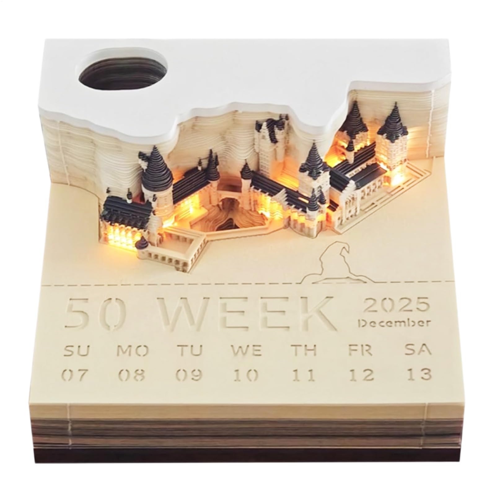 Bloc-notes 3D Bloc-Notes Planificateur Décoratif à Arracher