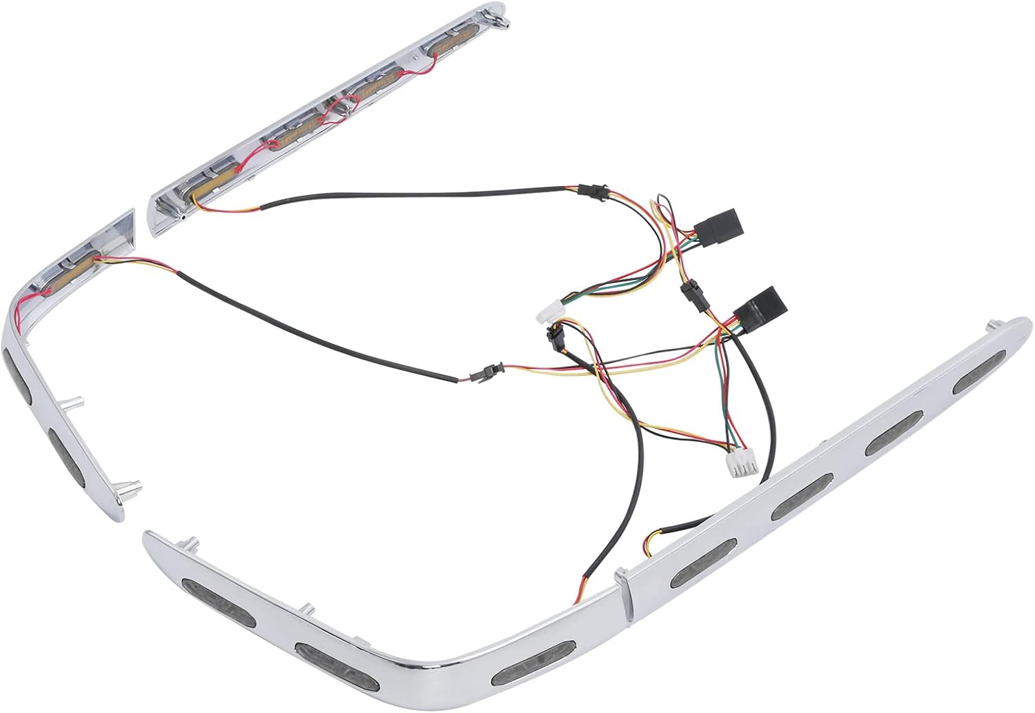 XMT-MOTO LED Saddlebag Trim Lights Fit For Honda Goldwing GL1800 2001-2011