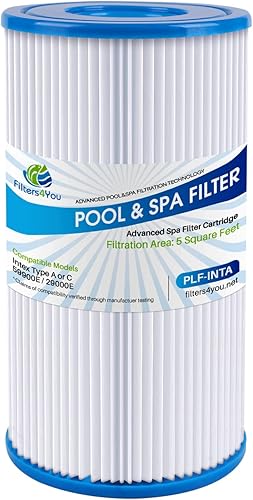 Filtro de piscina F4Y- PLF-INTA compatible con 28603EG, 28637EG, 28635EG, 28671EG, 58603E, 58604E, 56635E, 56636E, 56638E y 58623 o cartuchos de