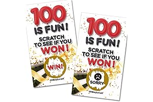 Bingo Pull Tabs Tickets | Scratch Off Party Game (Party 100), Pull...