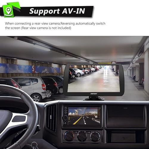 image for AWESAFE GPS Navigation for Cars Trucks 9 Inch Big LCD Touch Screen GPS
