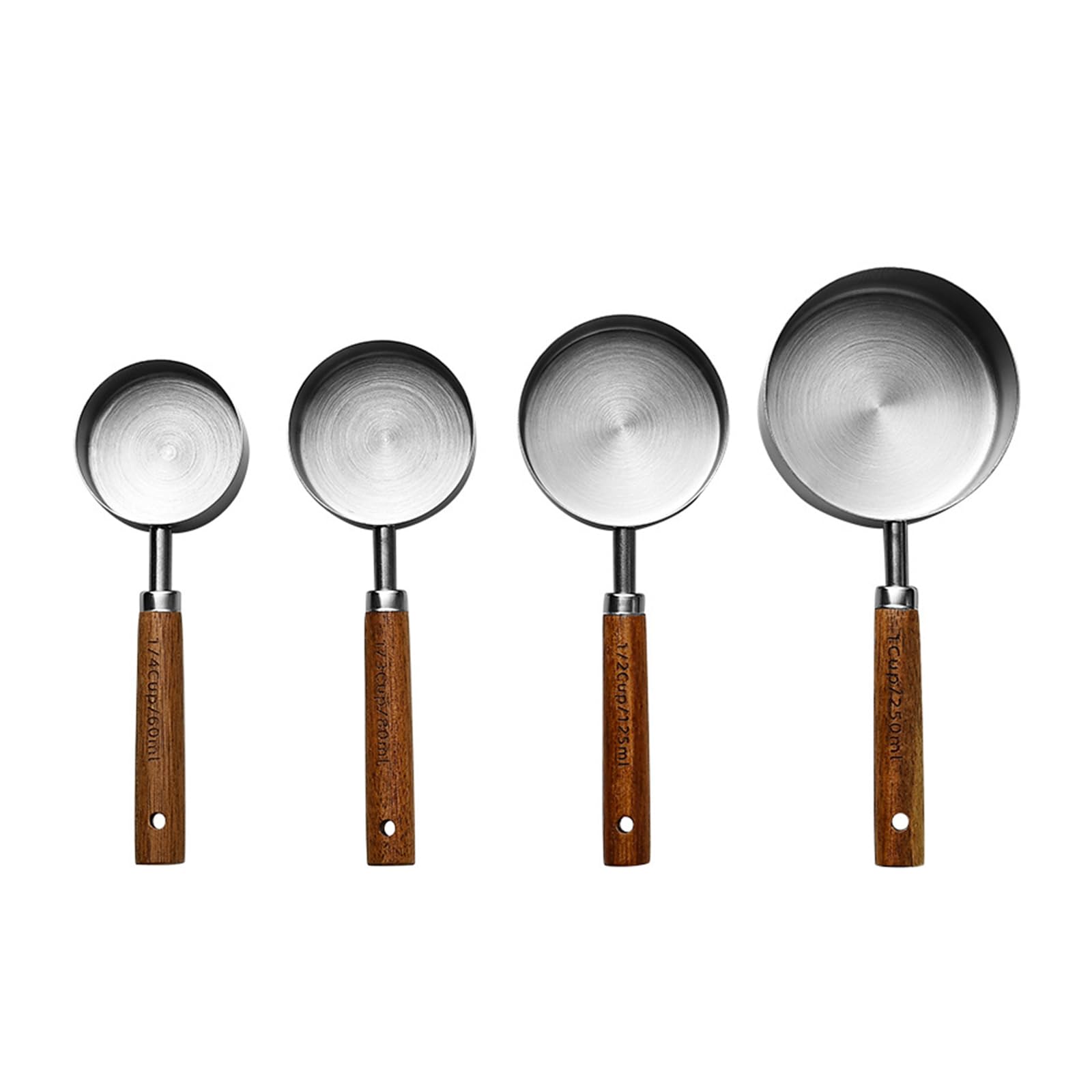LiRRvb 4Pieces Measuring Spoons Set Kitchen Set Spoons Cup Utensils Suitable for Baking Kitchen Tool