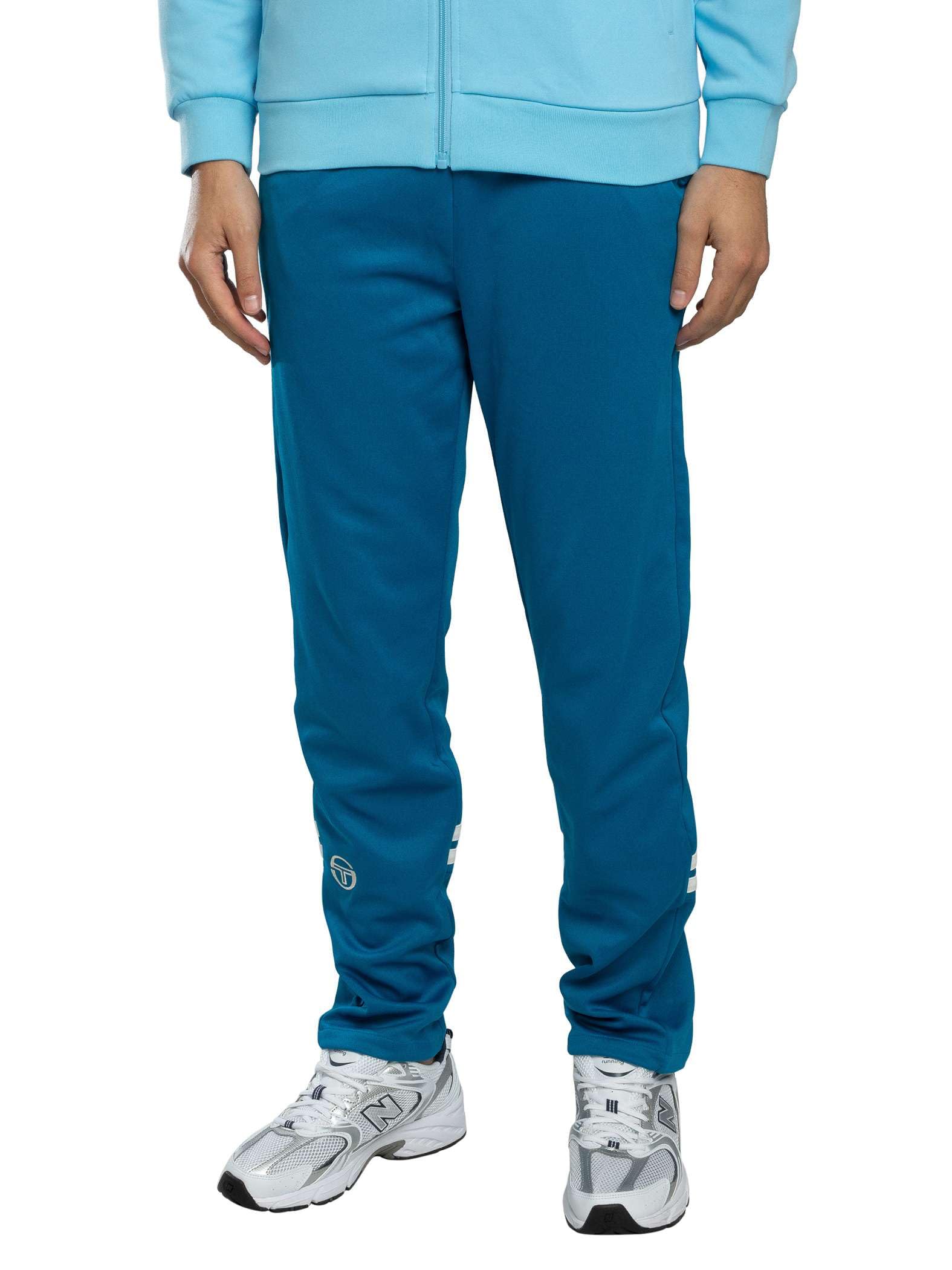 Sergio Tacchini Men's Mykonos Blue/Gardenia Orion Track Joggers, L
