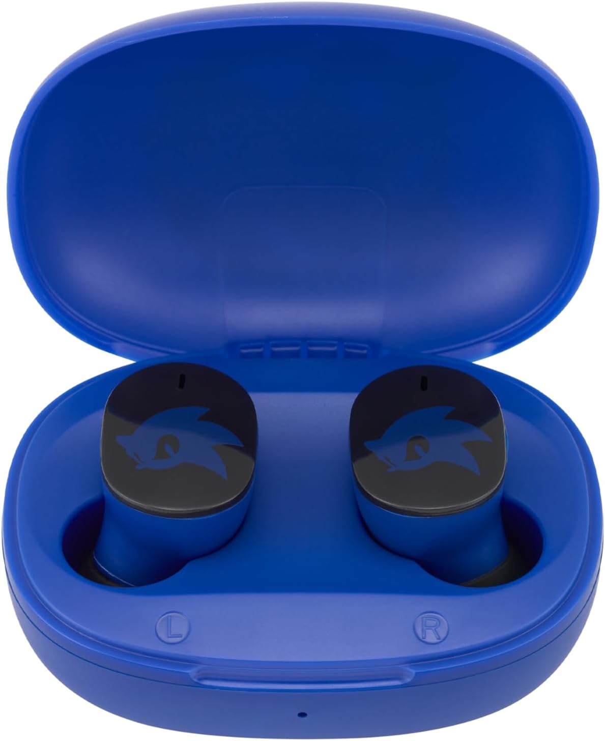 Sonic The Hedgehog Wireless Earbuds with Microphone, Bluetooth Earbuds with Charging Case (Sonic)