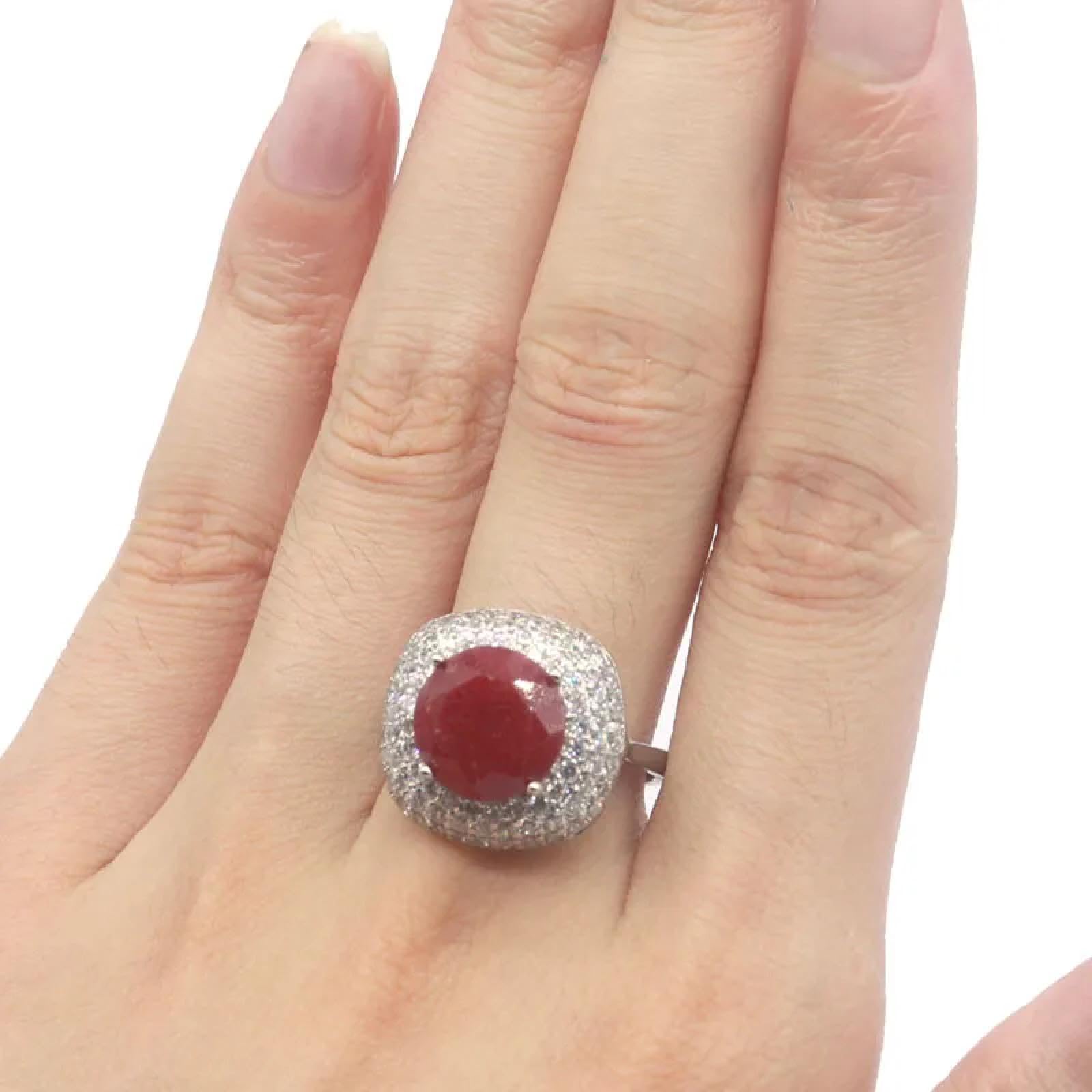 Ring Ringe Damen Bijouterie Herren 18 X 18 Mm, Süßer Echter Roter Rubin, Blauer Saphir, Grüner Smaragd, Zirkonia, Verlobungsringe Für Damen In Silber, Viele Größen, 7,25