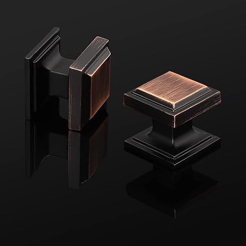 Miniatura 2 de knobelite Paquete de 10 pomos de gabinete, pomos de tocador de aleación de zinc, pomos de cajón para armarios de cocina, dormitorio, baño, armario,