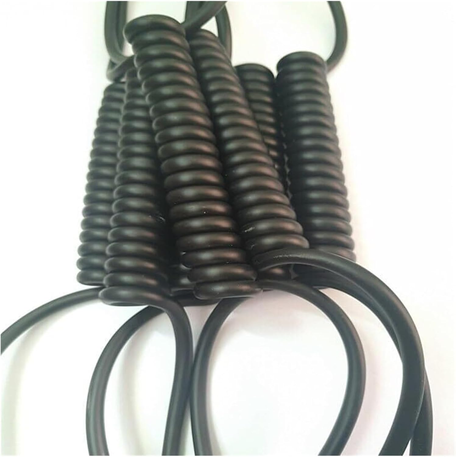 Retractable Spring Coiled Extension Cord ， 2 Core 22AWG Cable Stretch 1 Meter to 10 Meters Telescopic Wire Retractable Coil(Stretch 11 Meter)