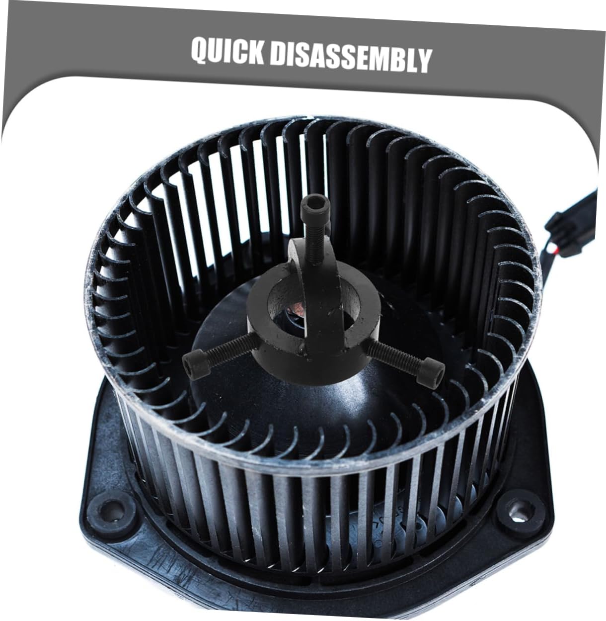 Unomor 2pcs Wind Wheel Puller Tool Set Steel Fan Disassembly Tool for Range Hood Motor Blower Wheel Removal and Cleaning