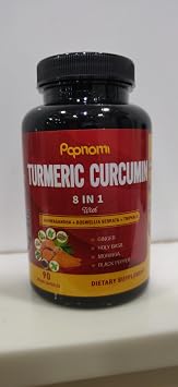 Turmeric Curcumin Extract Capsules - 90 Counts 3 Month Supply - Blended Ashwagandha, Moringa, Ginger & More - Immunity, Joint, Digestive & Wellness Support