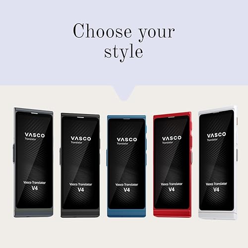 Miniatura 5 de Dispositivo de traductor de idiomas Vasco V4  108 idiomas  Internet gratuito de por vida en casi 200 países  Rojo rubí