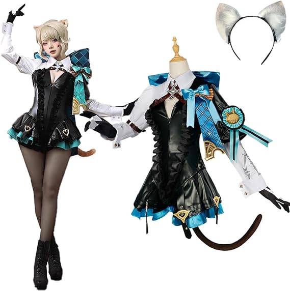 Amazon.co.jp: [猫と三町目] 原神 コスプレ リネット 胡桃 大人用 蛍 