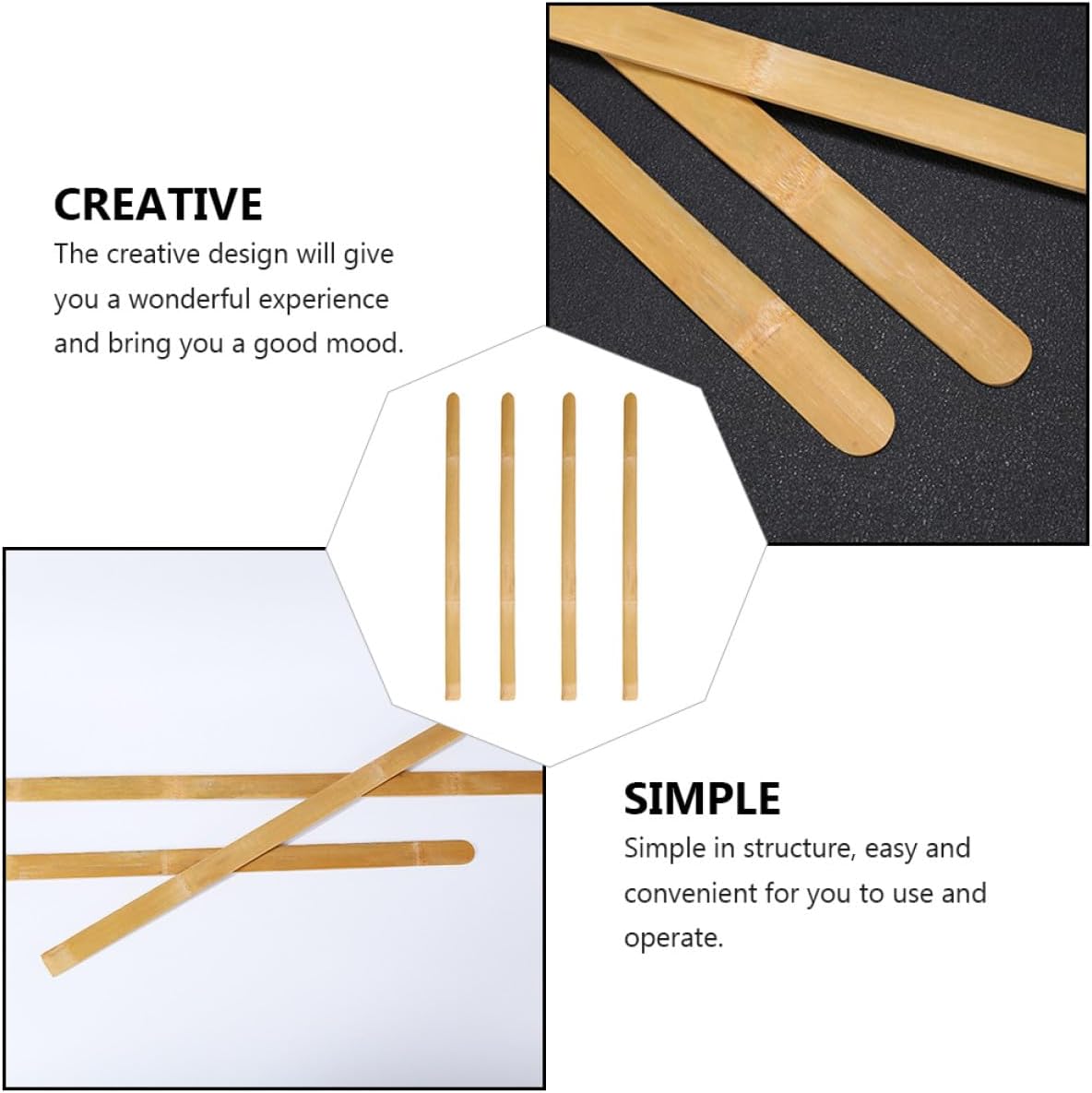 4 Pcs Pancake Turner Set 50cm Non-stick Cooking Spatulas Kitchen Utensils Practical Pancake Making Tools for Home Use