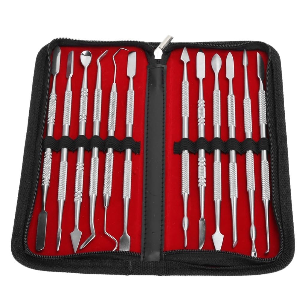 Outils de sculpture double embout pour ciseler l'argile et la poterie sans effort
