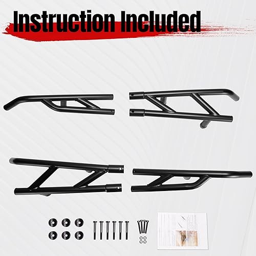 Miniatura 4 de HAKA TOUGH Deslizadores de rocas para Can Am Maverick X3 2017-2022 Nerf Bars para Maverick x3 Accesorios Tree Kickers Revestimiento anticorrosión