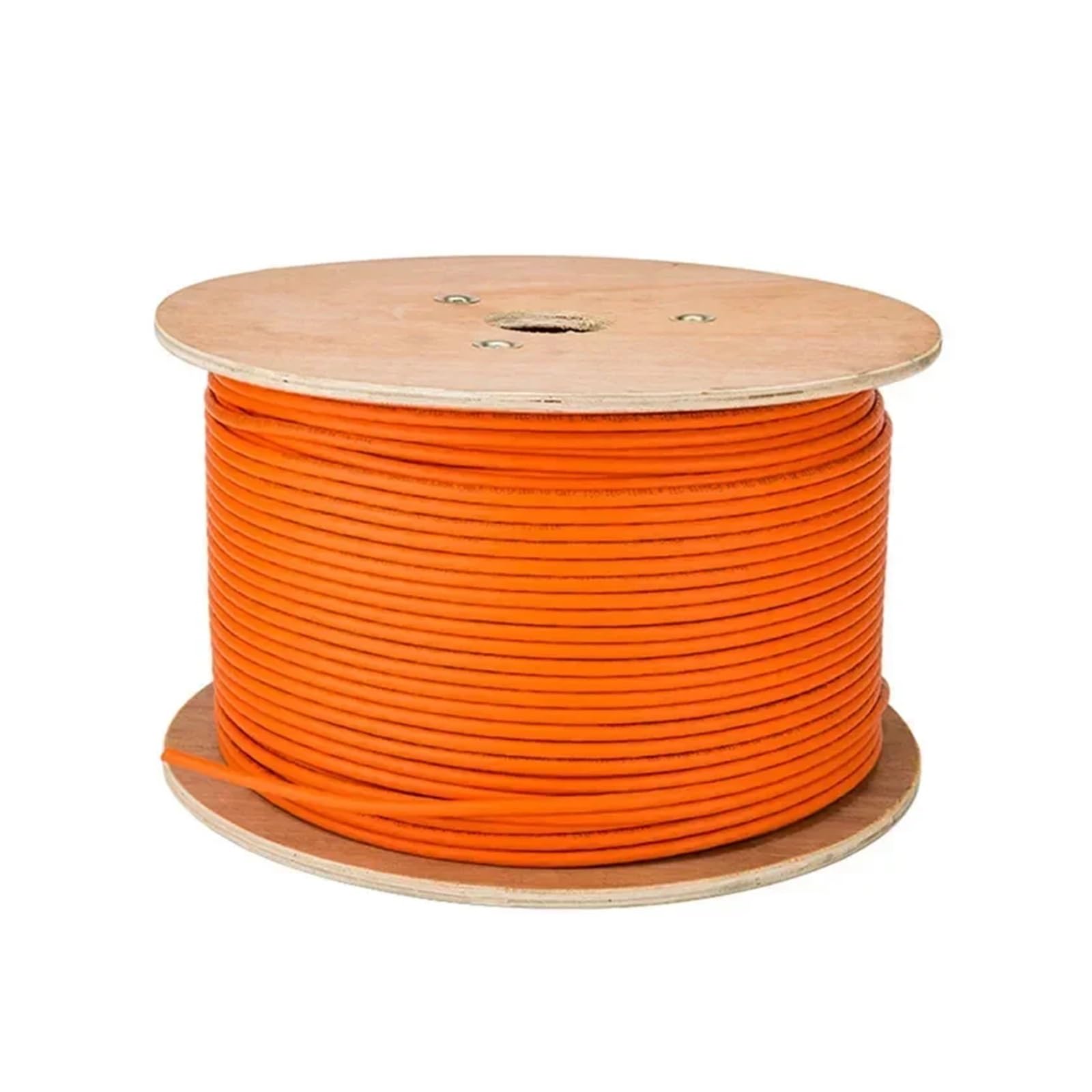 Connecteur RJ45 câble Ethernet Cat 7 Fil réseau Double Blindage 10G Orange Cat7 SFTP Cordon d'installation câbles Internet 23AWG (Size : 100M)